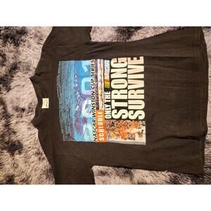 Vintage NASCAR Winston Cup Series T-Shirt - Men's Large Only The Strong Survive